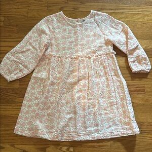 Floral Pink Kids Dress